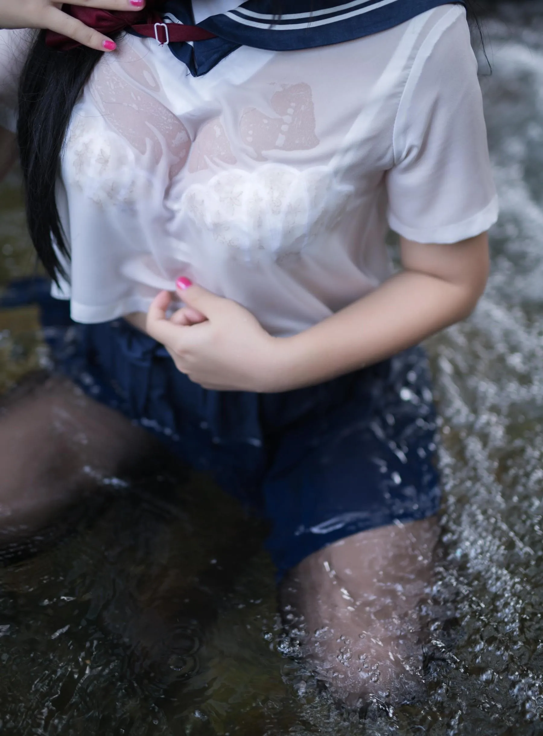 白烨 – NO.05 湿身JK-图片 [50P]插图8